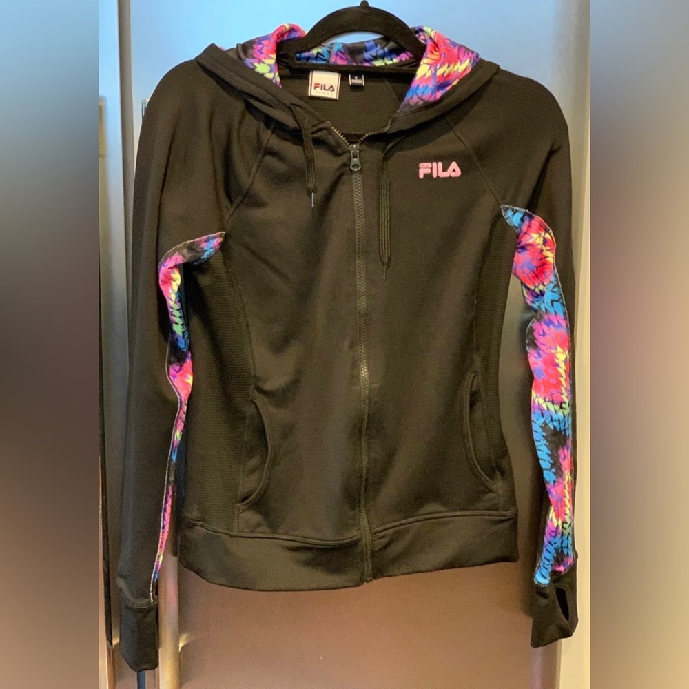 Fila zip up Jacket size small